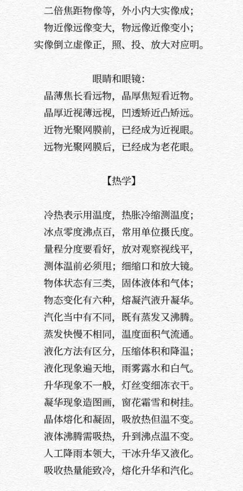 谁把初中各科答题套路编成了歌谣？句句经典，期末提分20+，高考复习宝典！